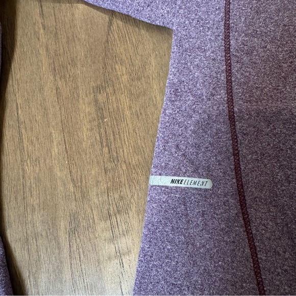 Nike Dri-Fit Heathered Purple Running Jacket - Picture 4 of 11